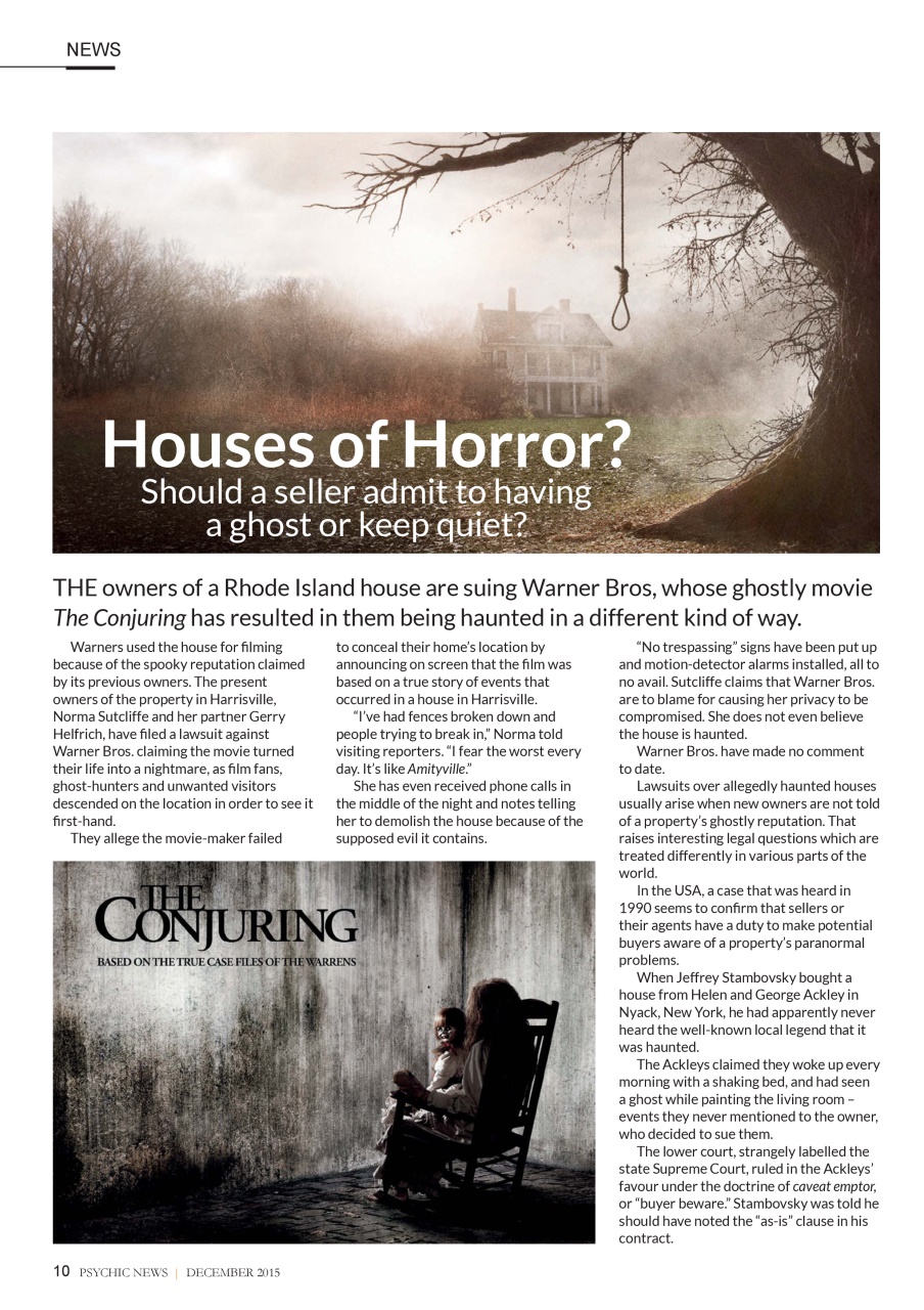 Psychic News Preview Pages