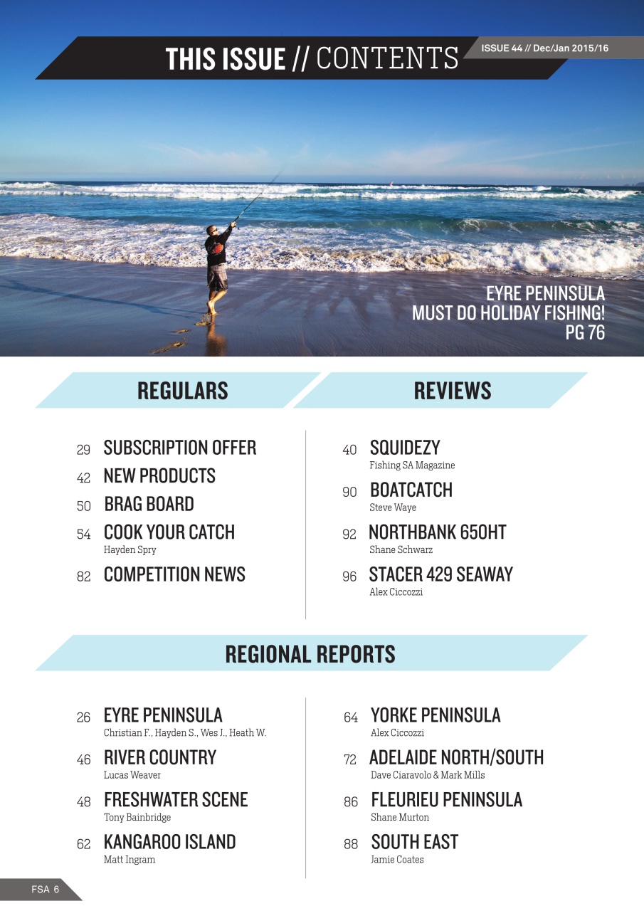 Fishing SA Preview Pages