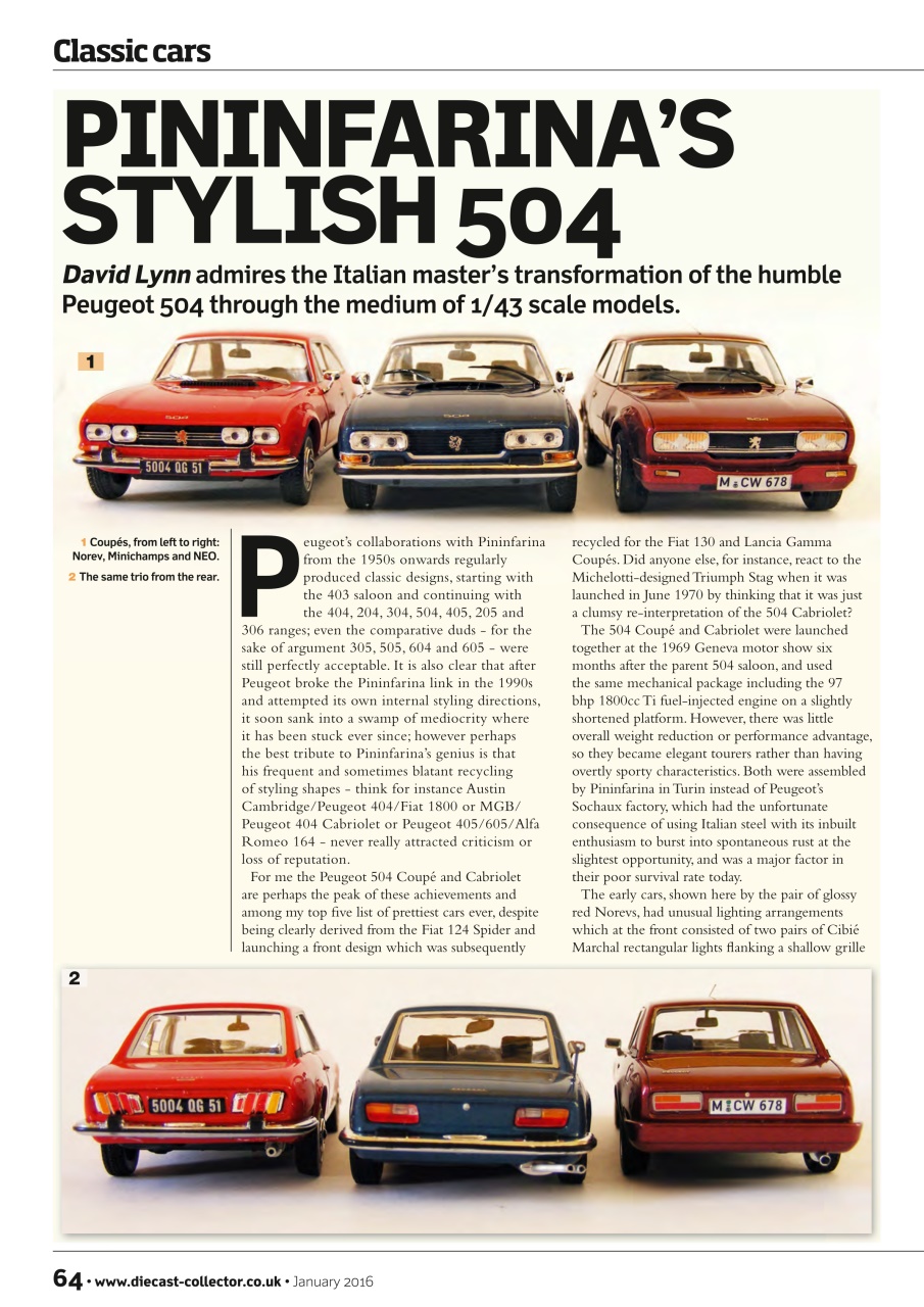 Diecast Collector Preview Pages