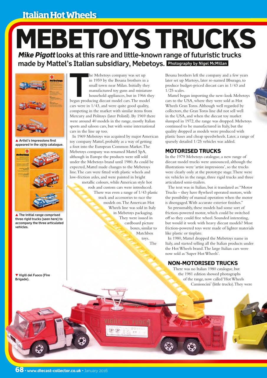 Diecast Collector Preview Pages