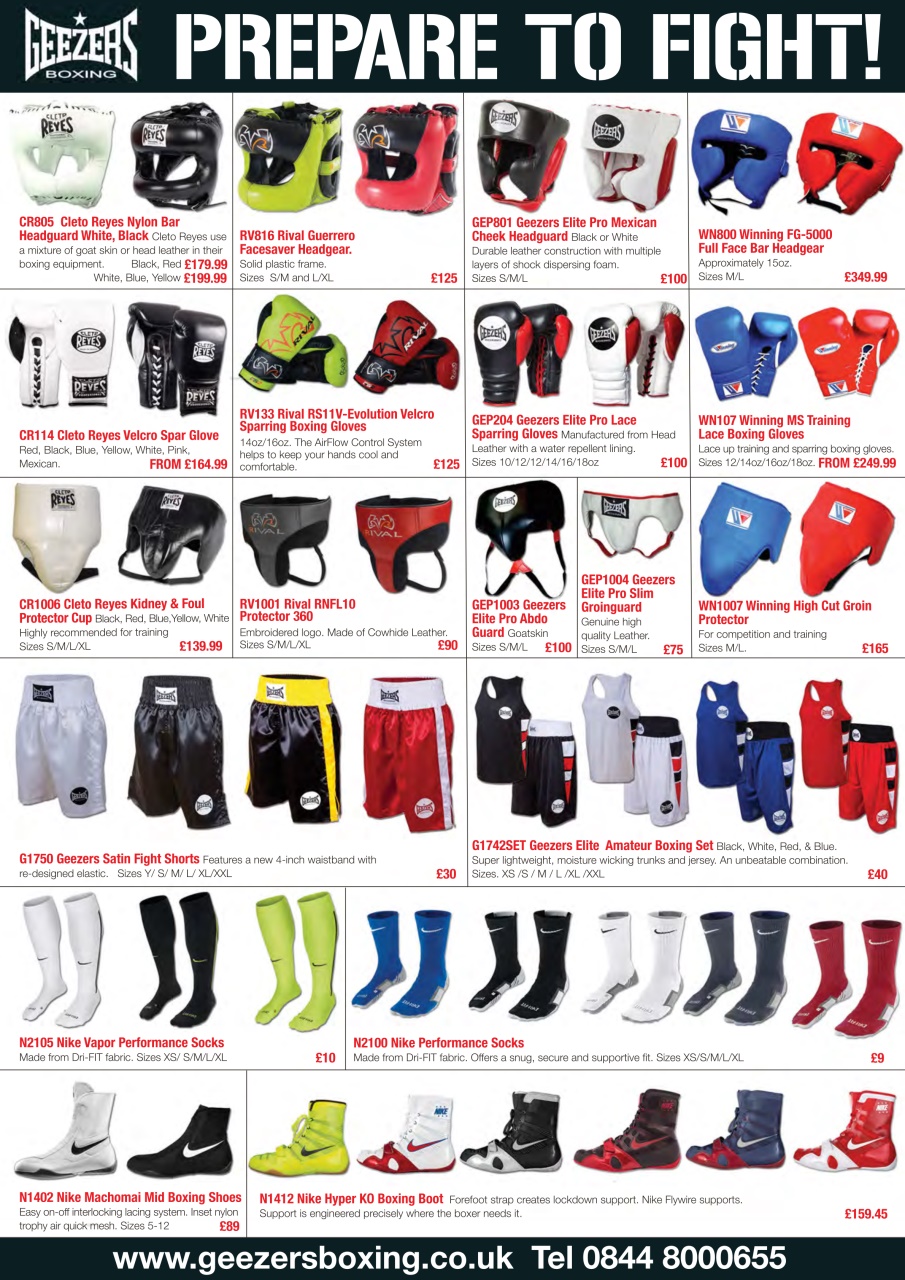 Boxing Monthly Preview Pages