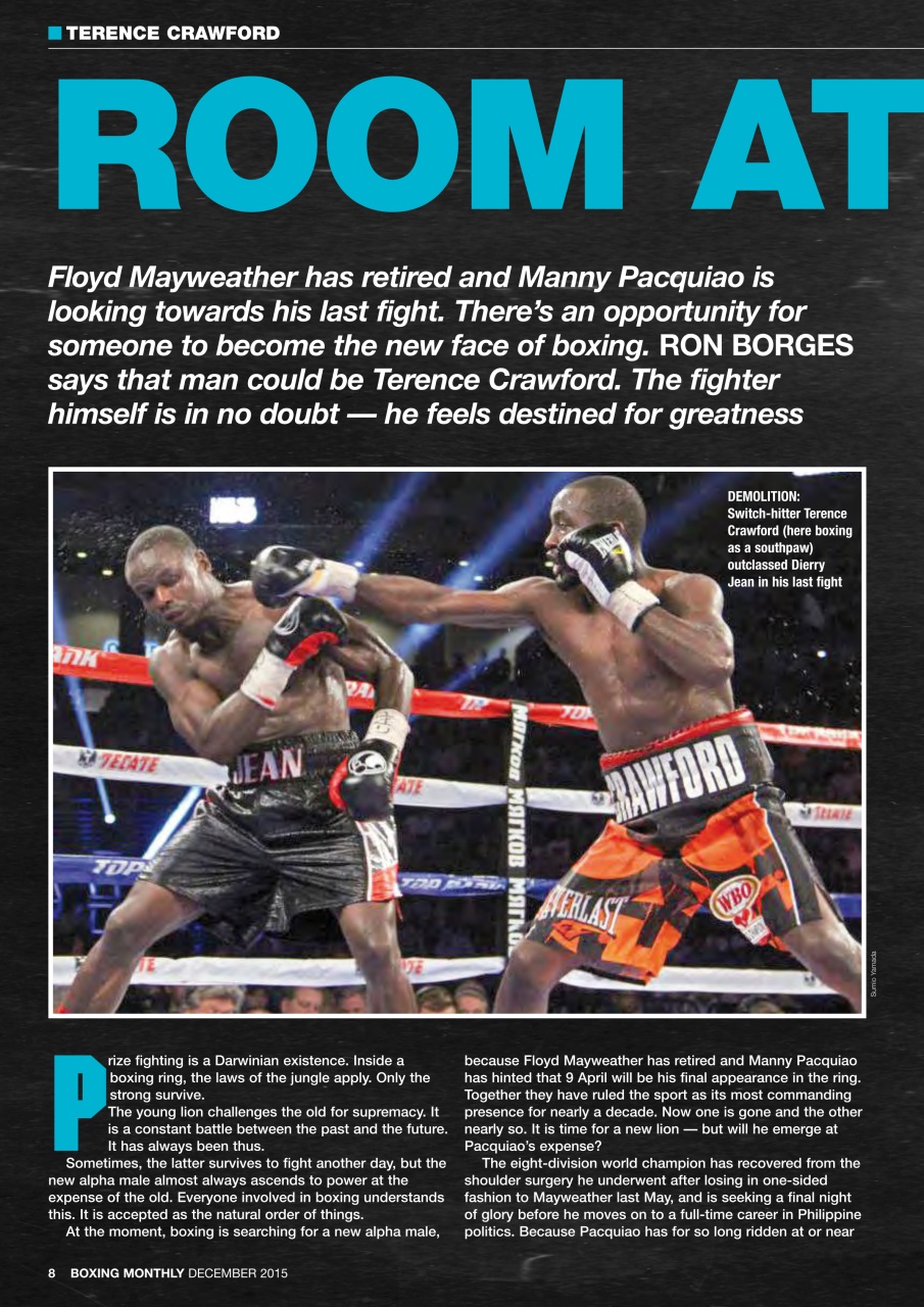 Boxing Monthly Preview Pages