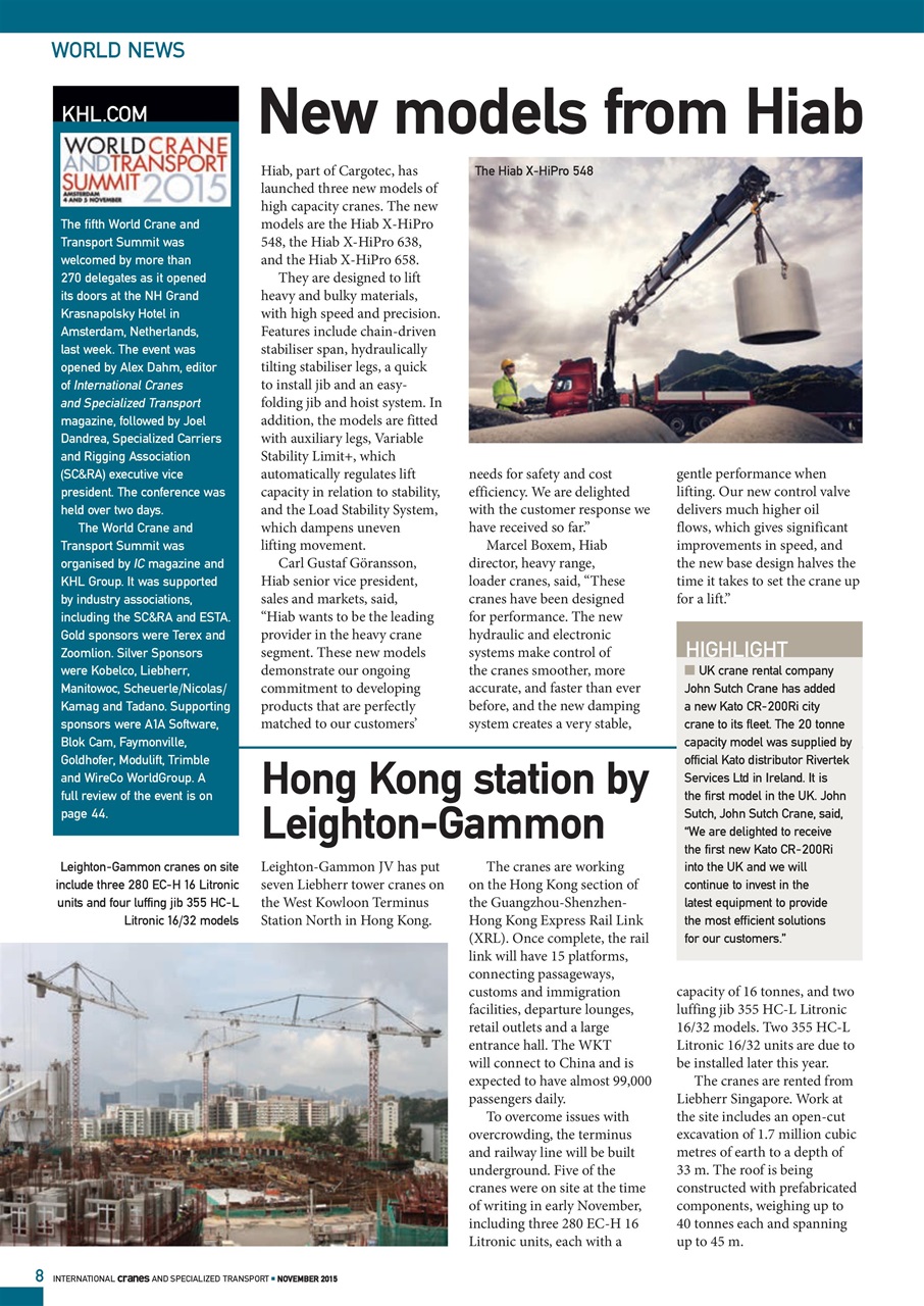 Int. Cranes and Specialized Transp Preview Pages