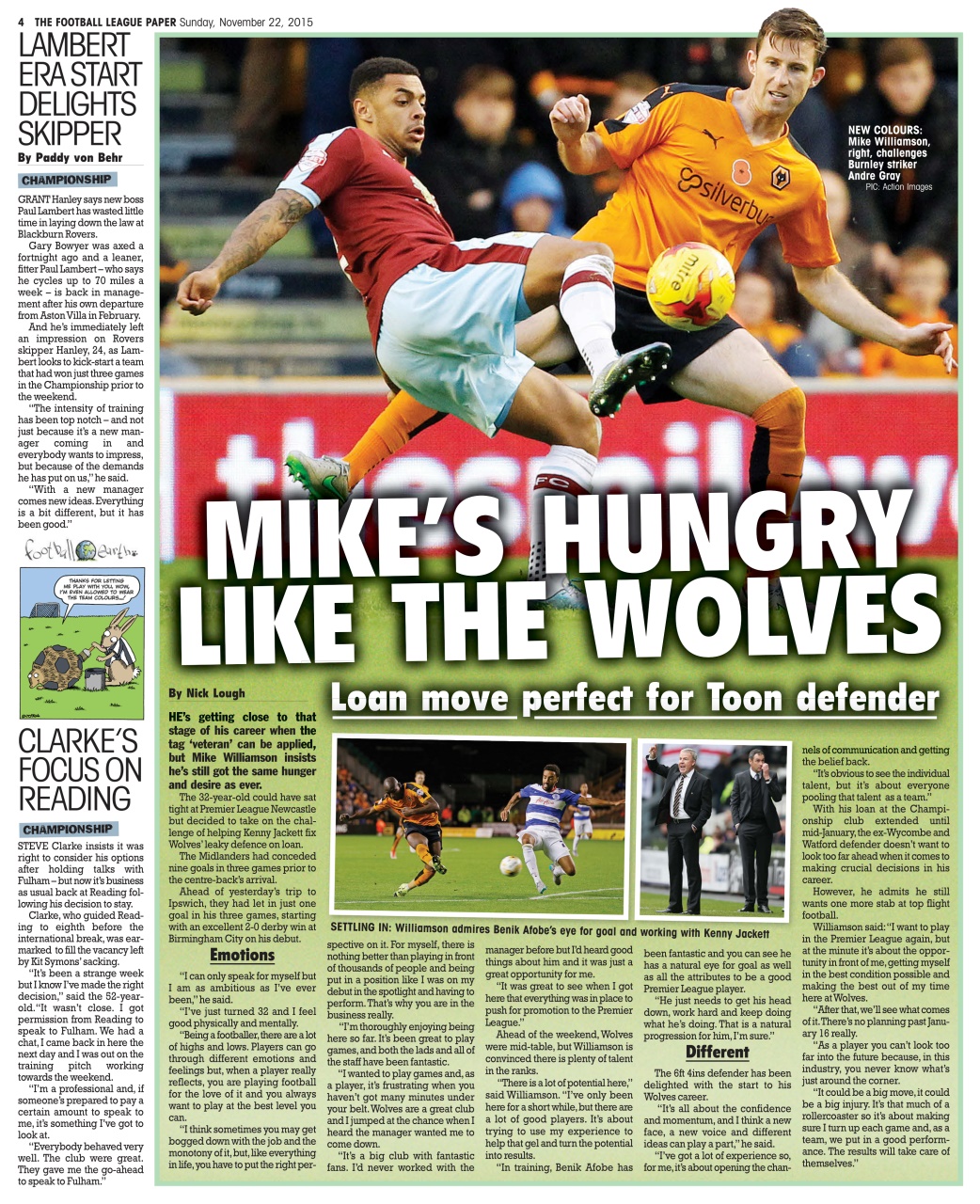 The Football League Paper Preview Pages