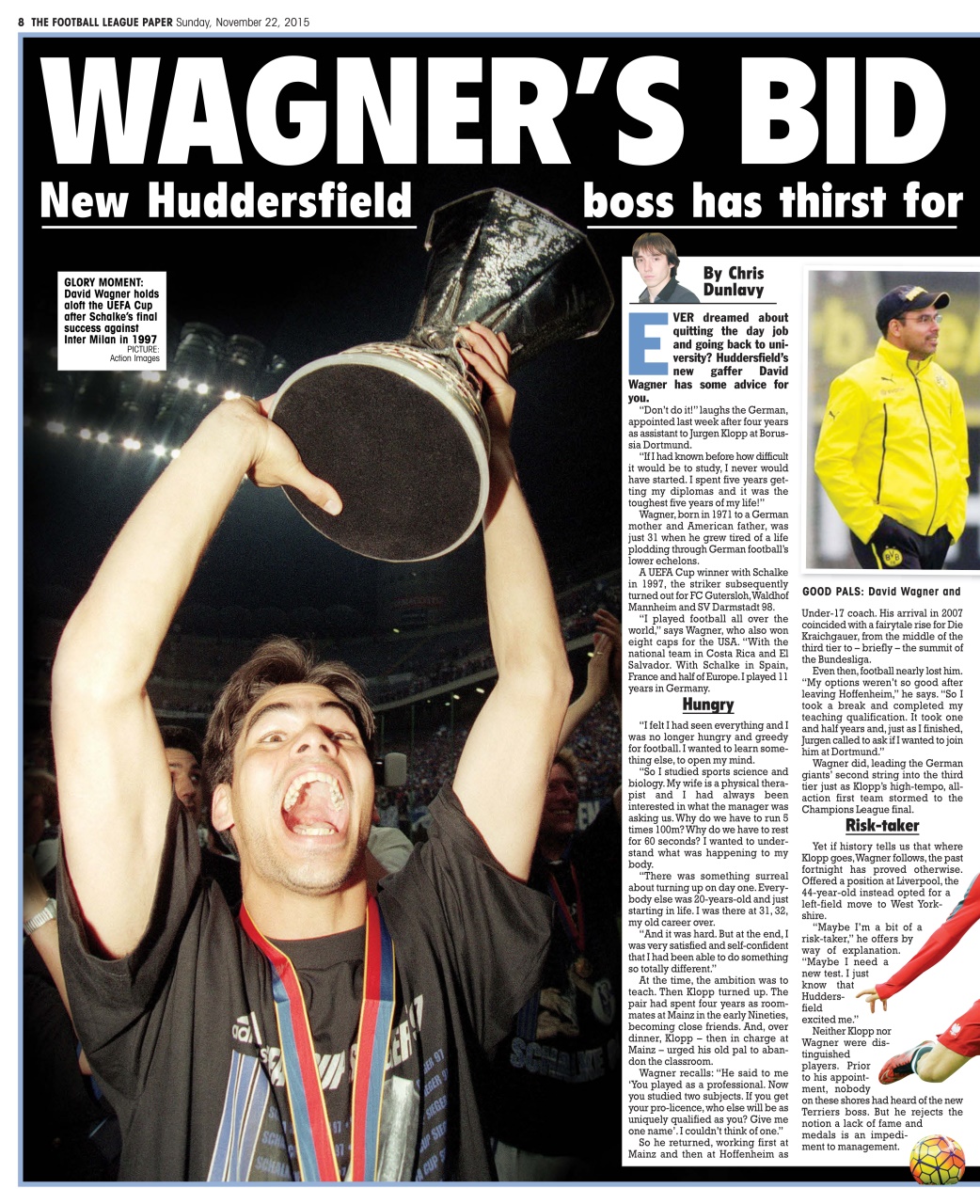 The Football League Paper Preview Pages