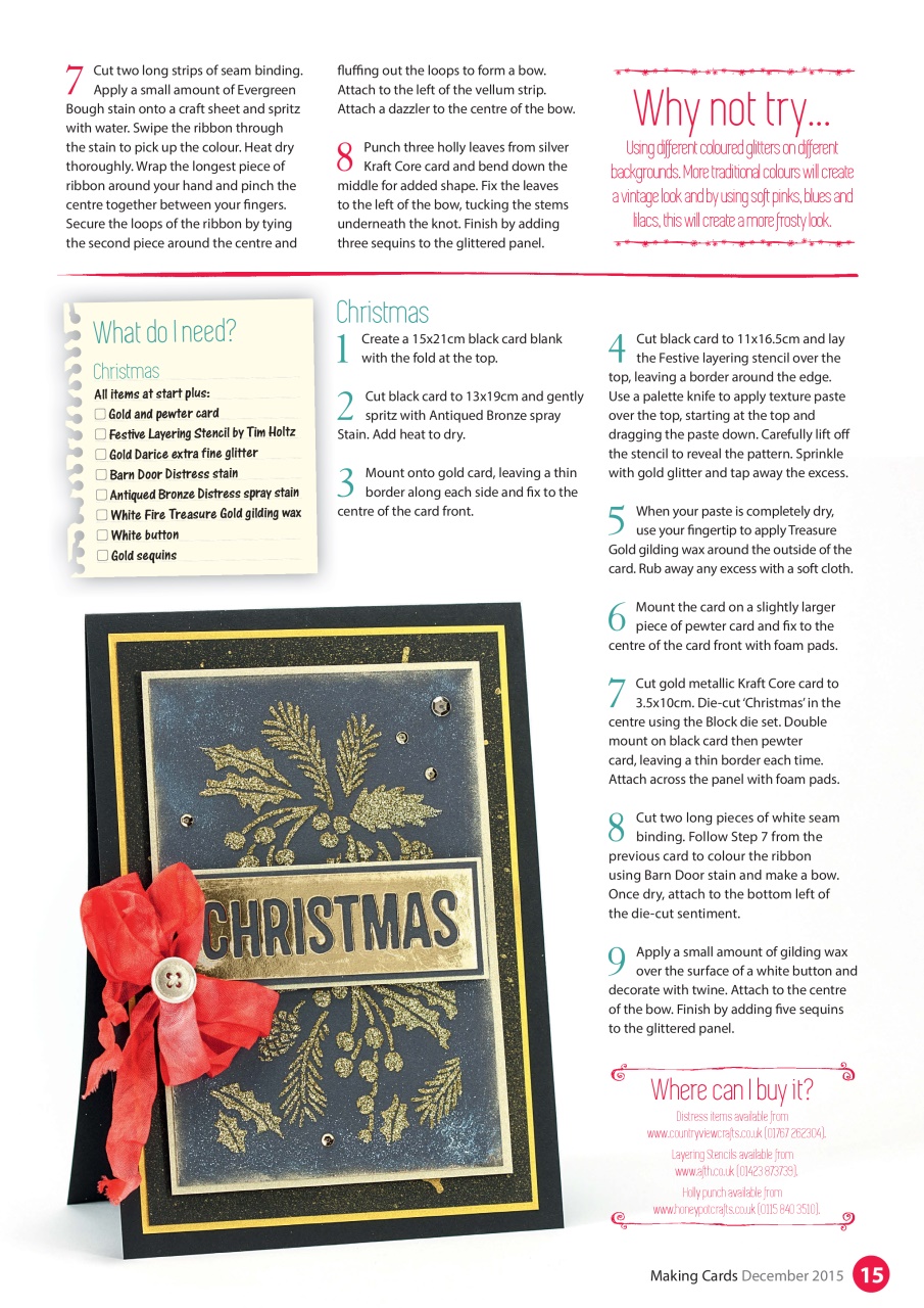 Making Cards & Papercraft Preview Pages