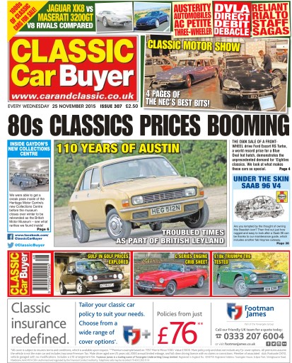 Classic Car Buyer issue 