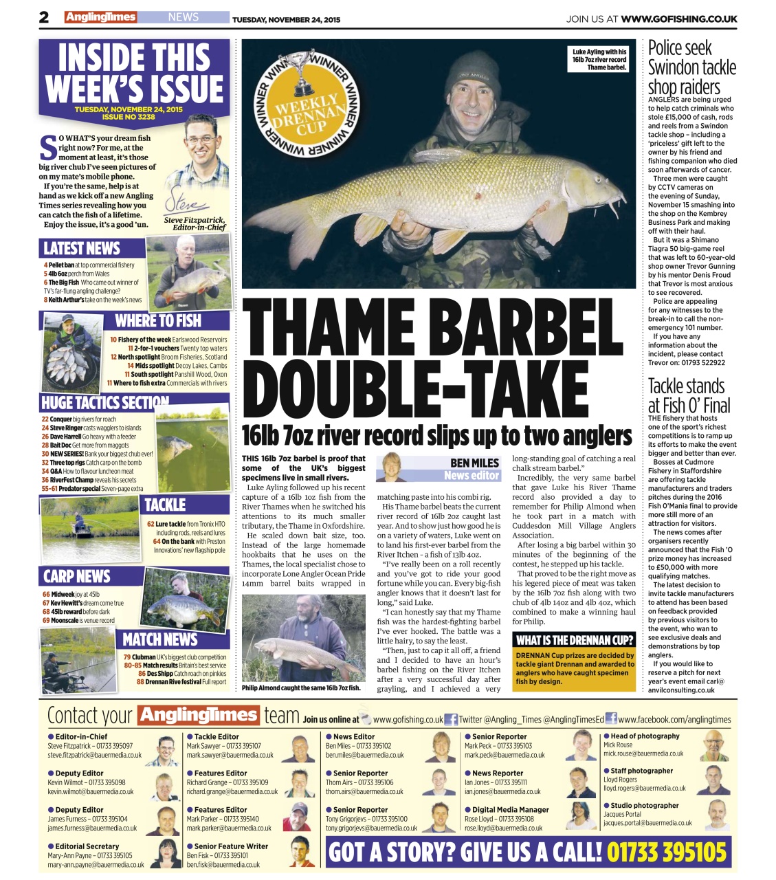 Angling Times Preview Pages