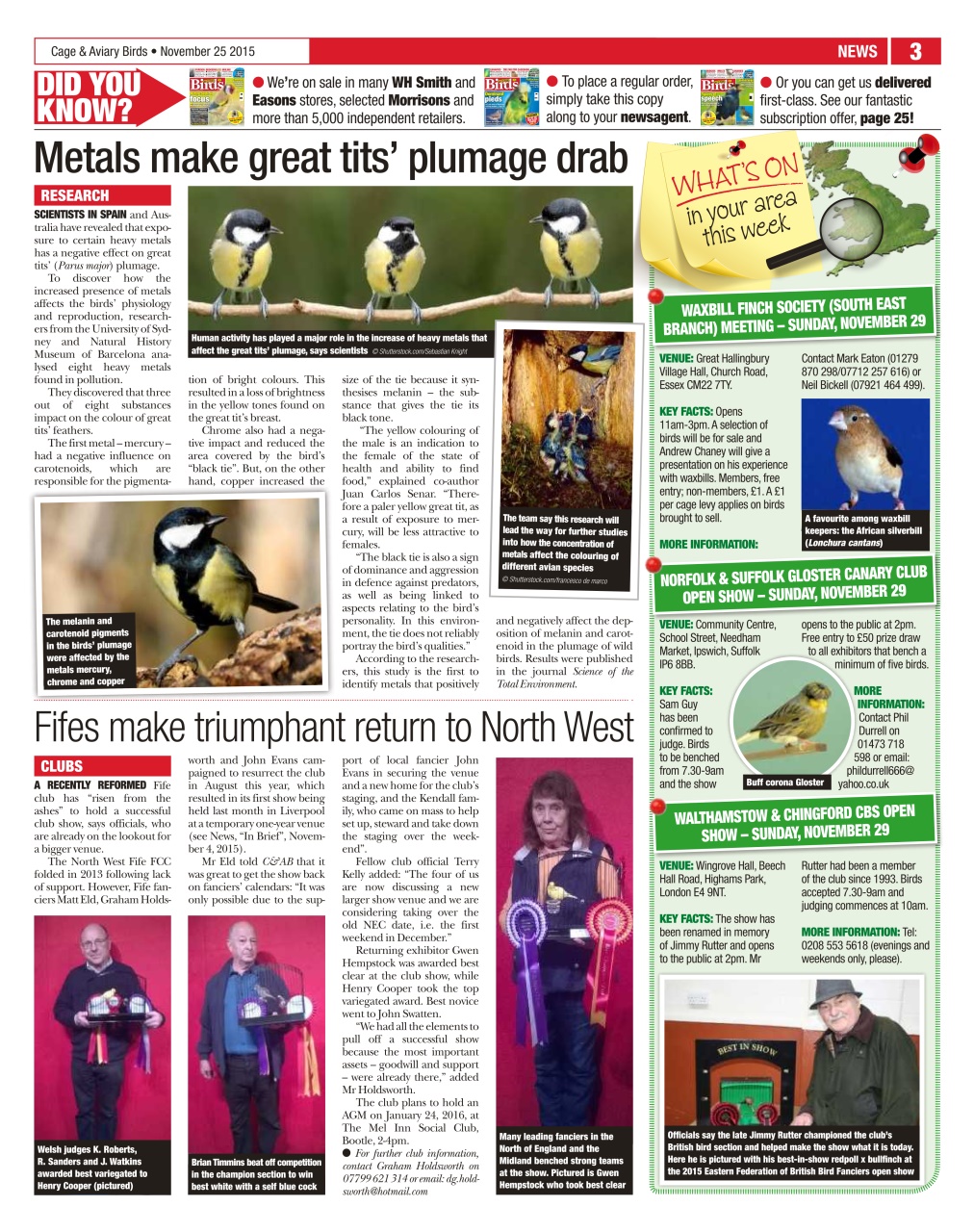 Cage & Aviary Birds Preview Pages