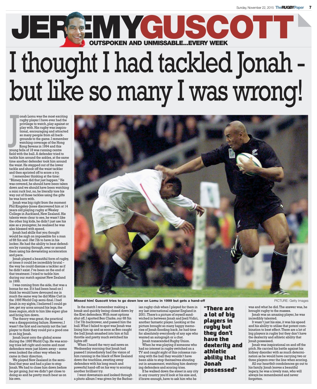 The Rugby Paper Preview Pages