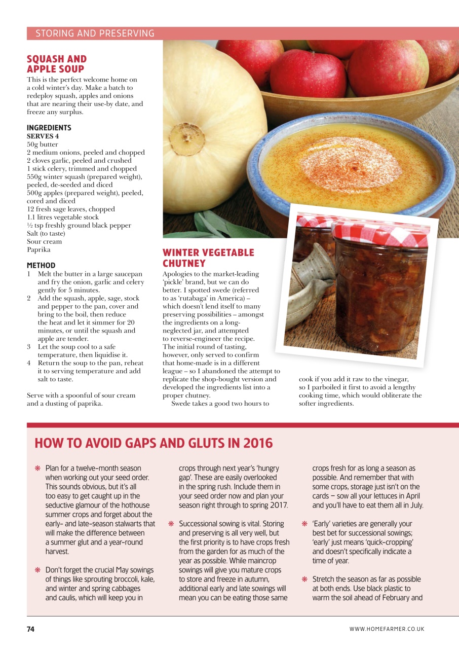 Home Farmer Magazine Preview Pages