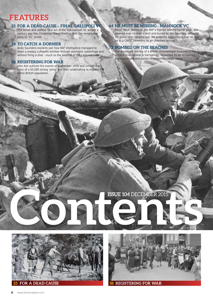 Britain at War Magazine Preview Pages