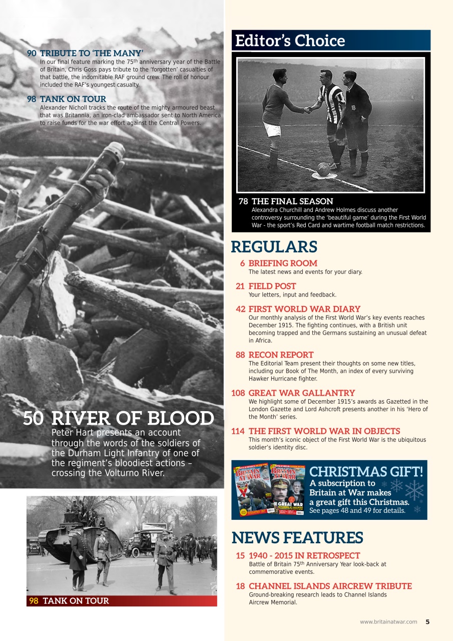 Britain at War Magazine Preview Pages