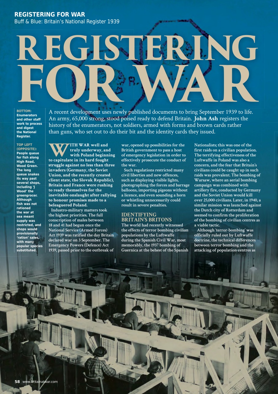 Britain at War Magazine Preview Pages