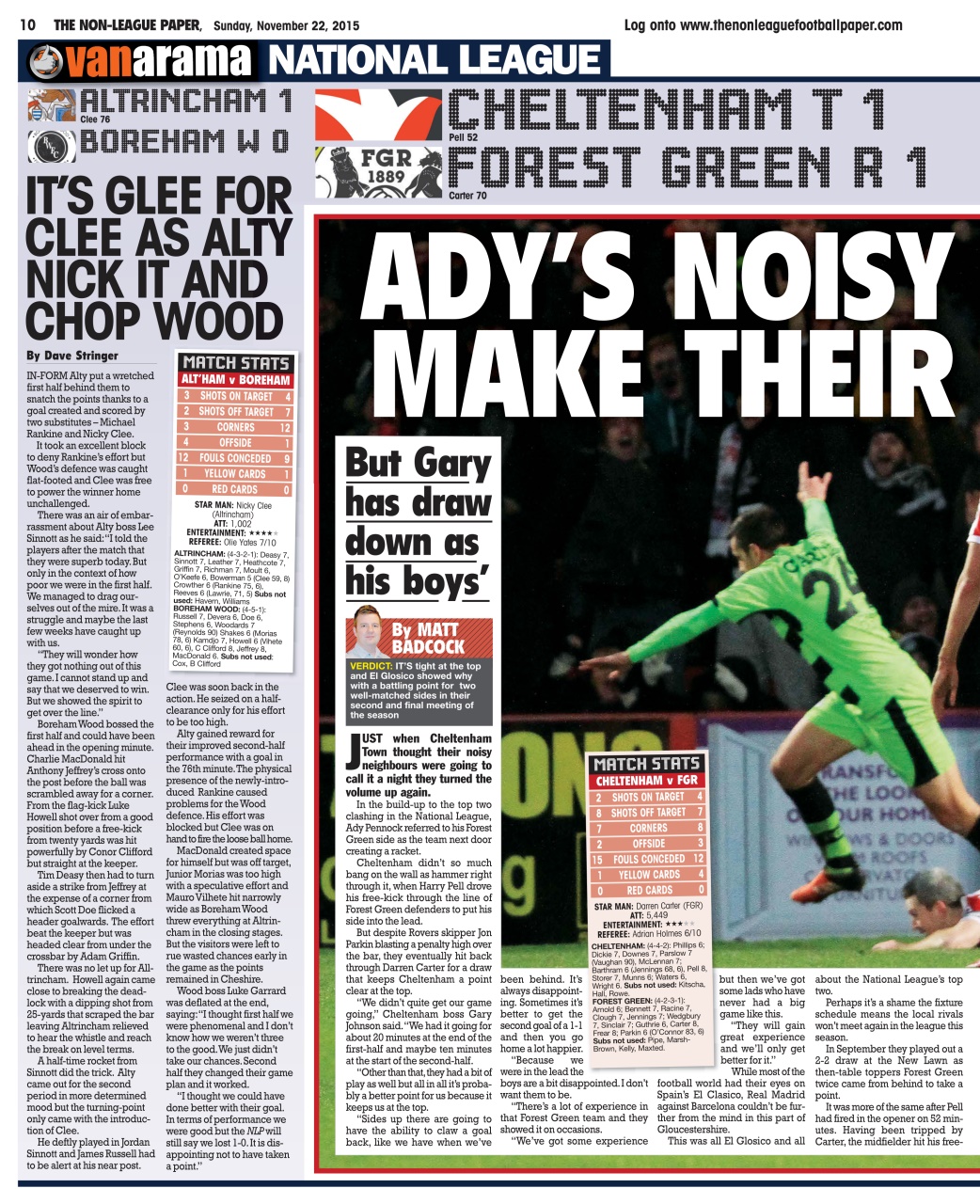 The Non-League Football Paper Preview Pages