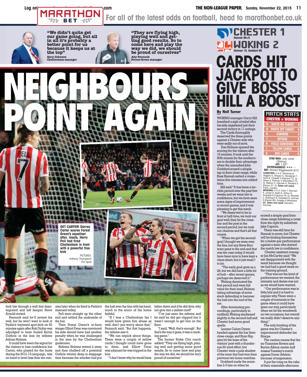 The Non-League Football Paper Preview Pages