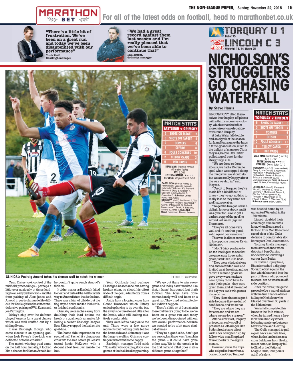 The Non-League Football Paper Preview Pages