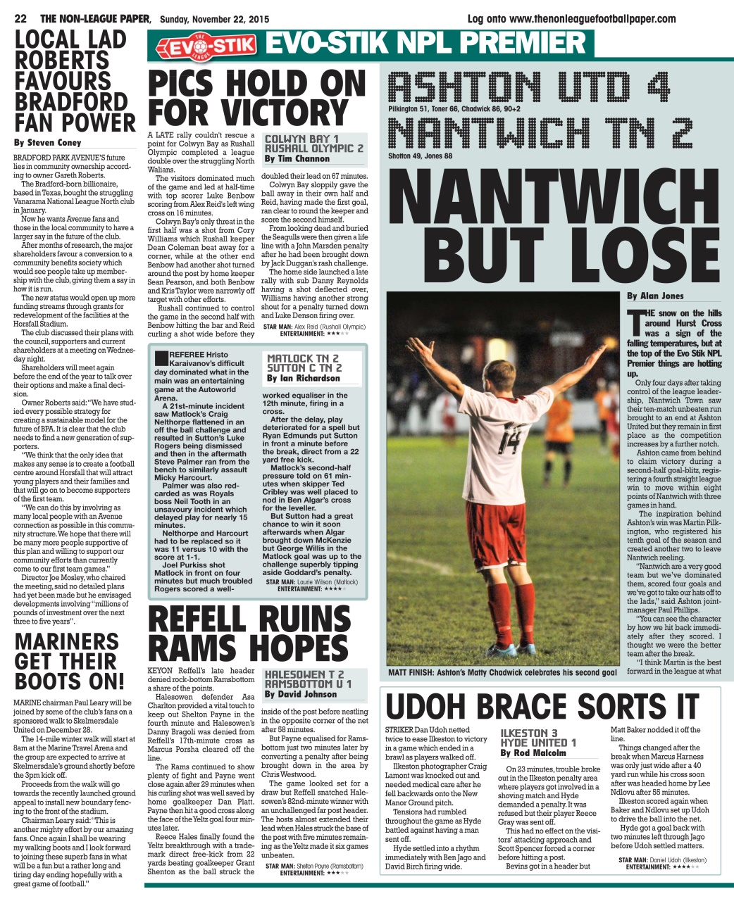 The Non-League Football Paper Preview Pages