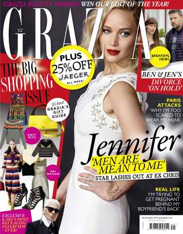 Grazia issue 30th November 2015