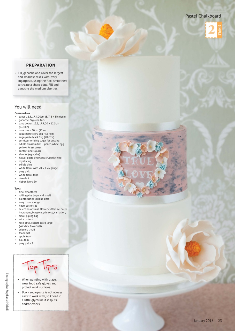 Cake Decoration & Sugarcraft Magazine Preview Pages