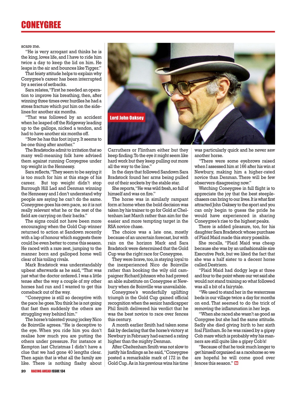 Racing Ahead Preview Pages