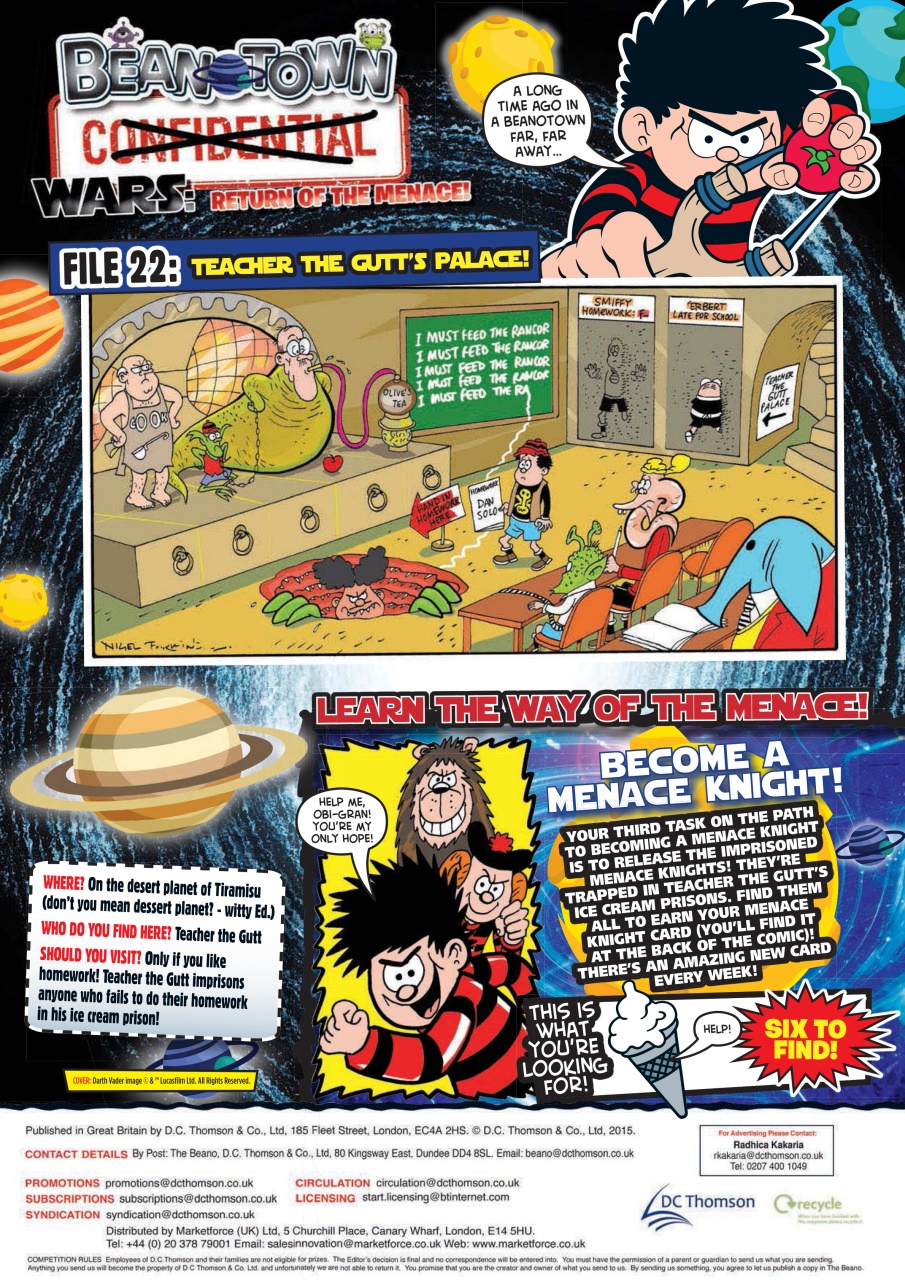 Beano Preview Pages