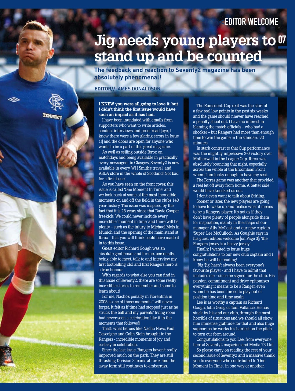 Seventy 2 Magazine Preview Pages