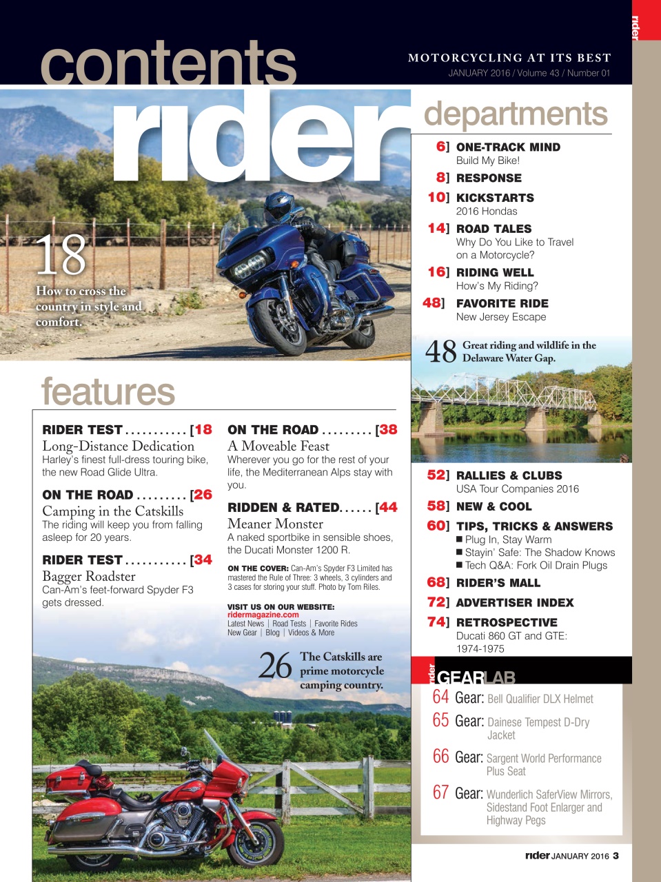 Rider Magazine Preview Pages