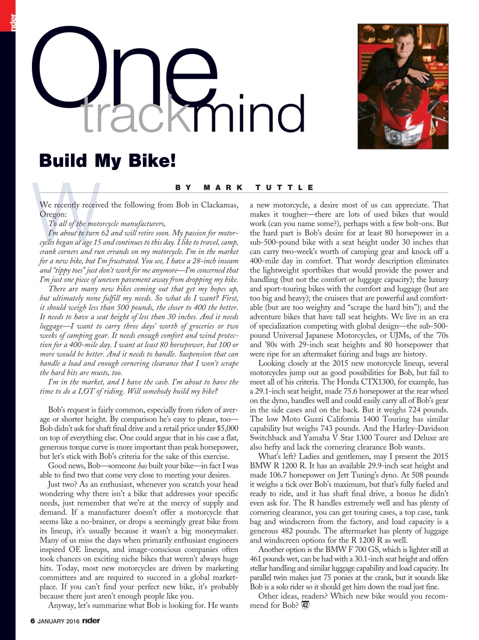 Rider Magazine Preview Pages