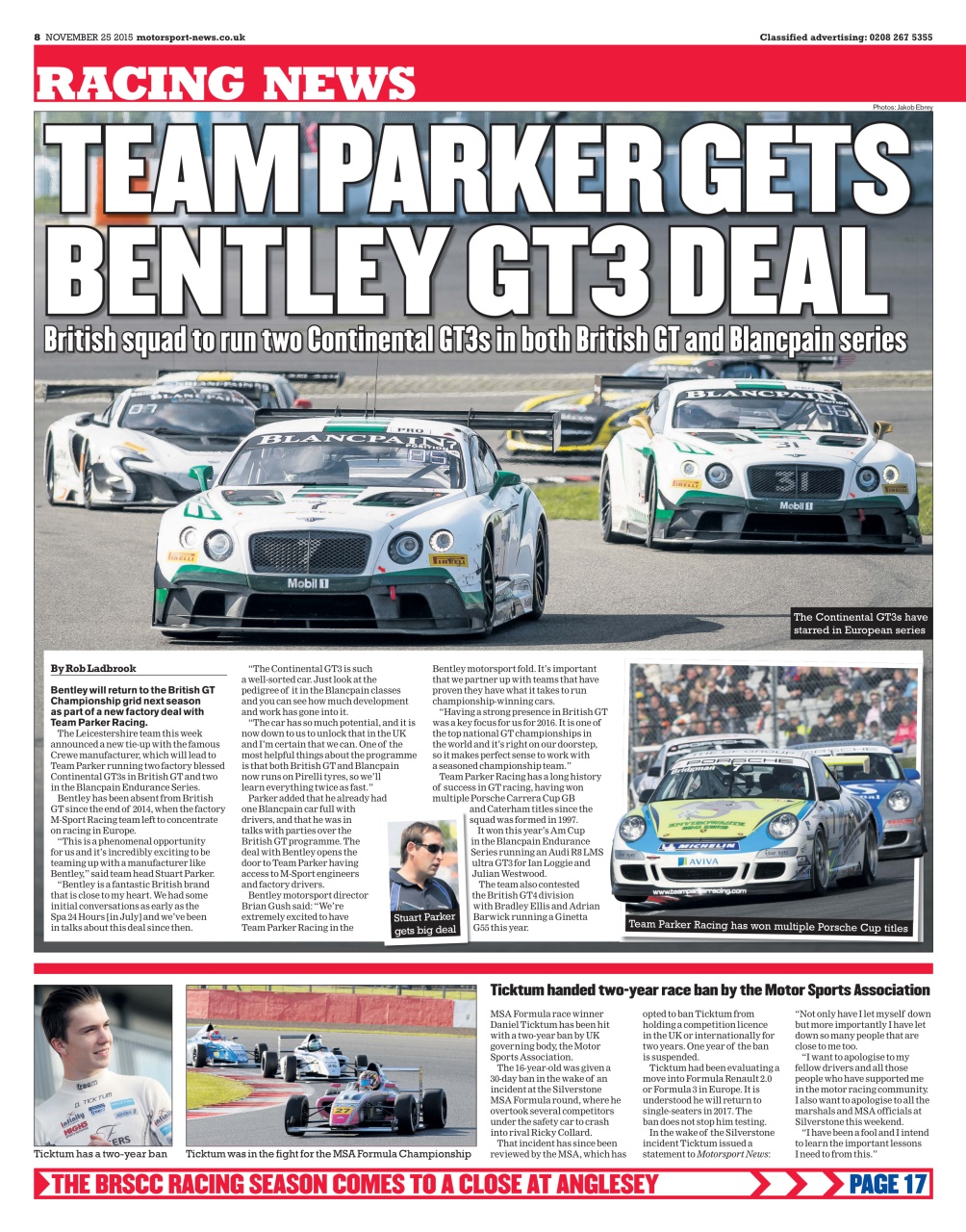 Motorsport News Preview Pages