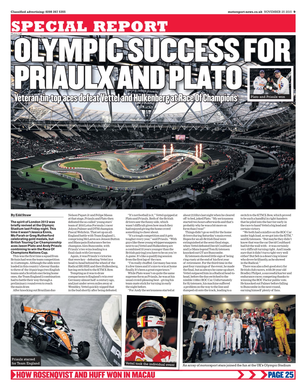 Motorsport News Preview Pages