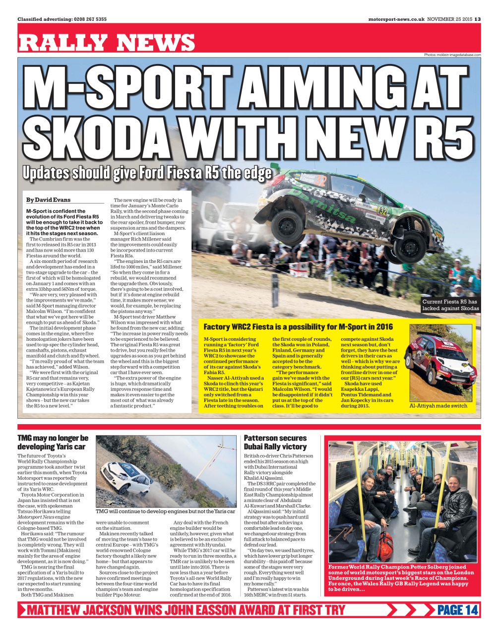 Motorsport News Preview Pages