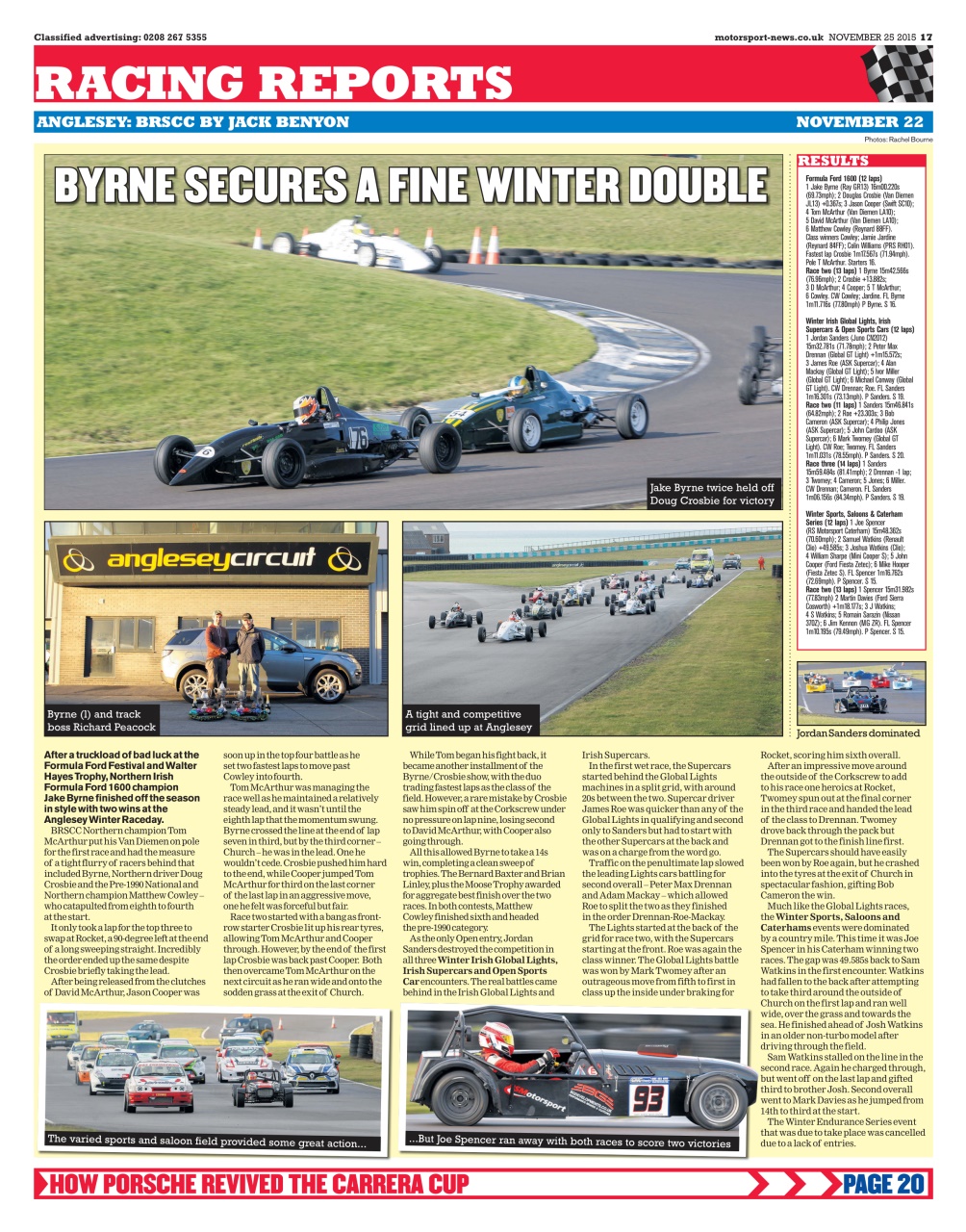Motorsport News Preview Pages