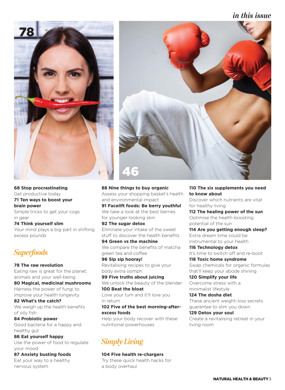 Natural Health Preview Pages