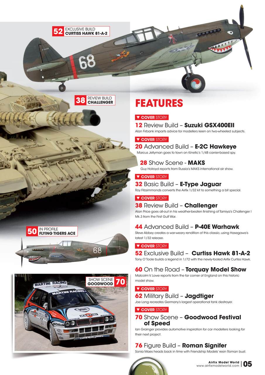 Airfix Model World Preview Pages