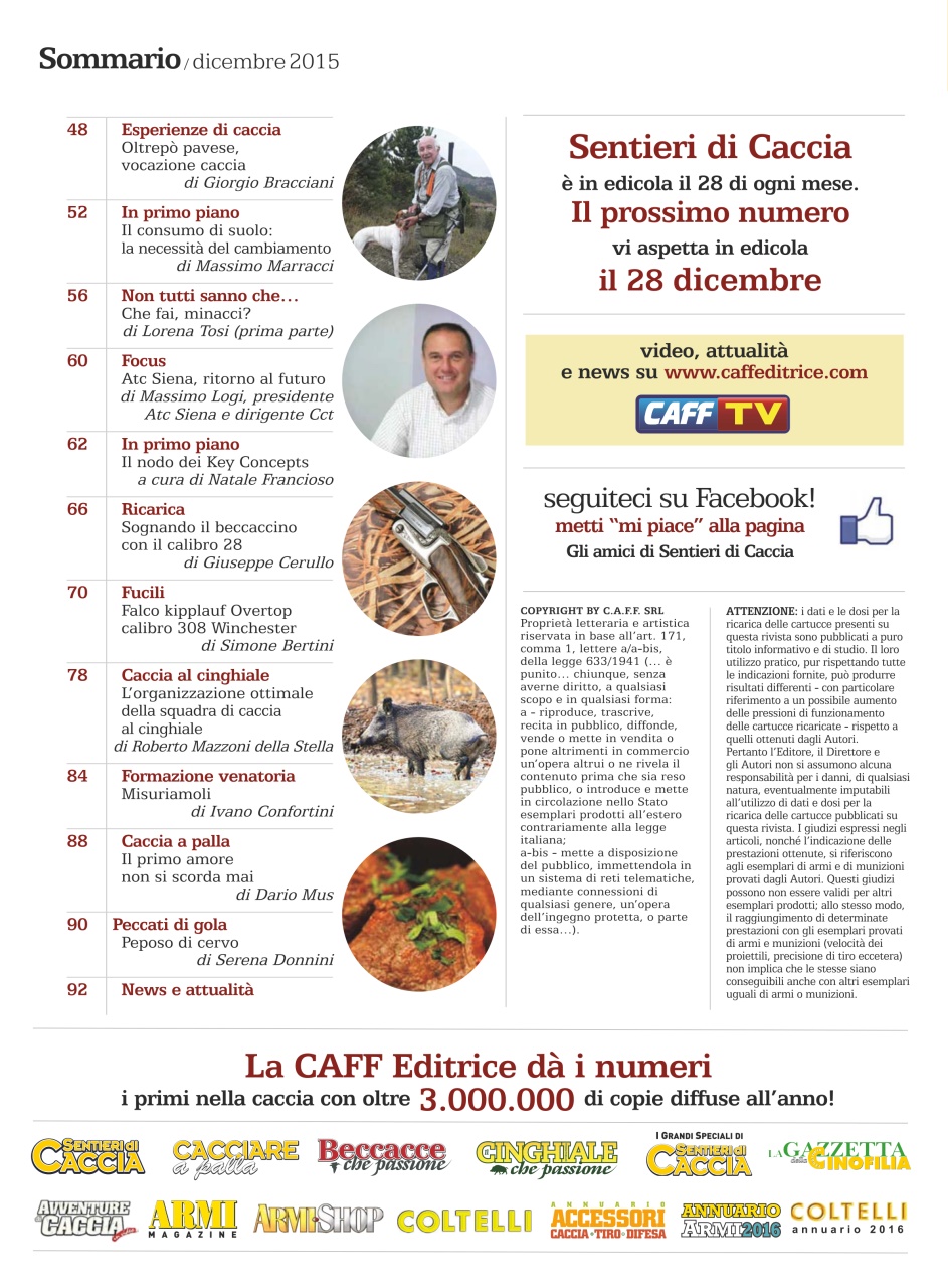 SENTIERI DI CACCIA Preview Pages