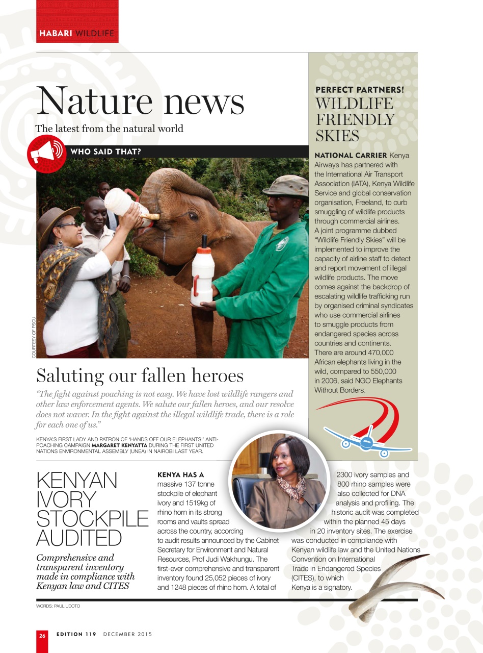 MSAFIRI – Kenya Airways Inflight Preview Pages