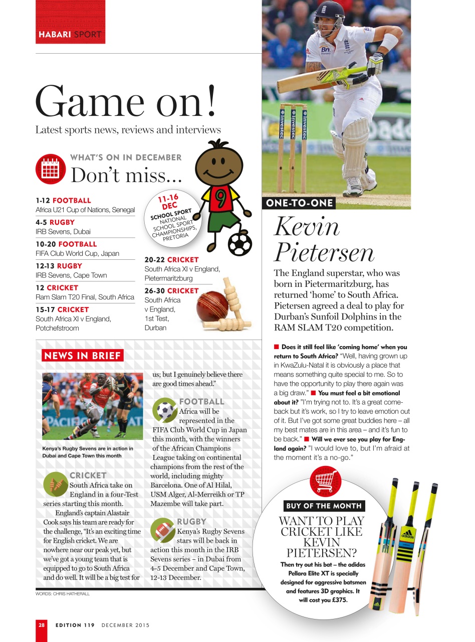 MSAFIRI – Kenya Airways Inflight Preview Pages