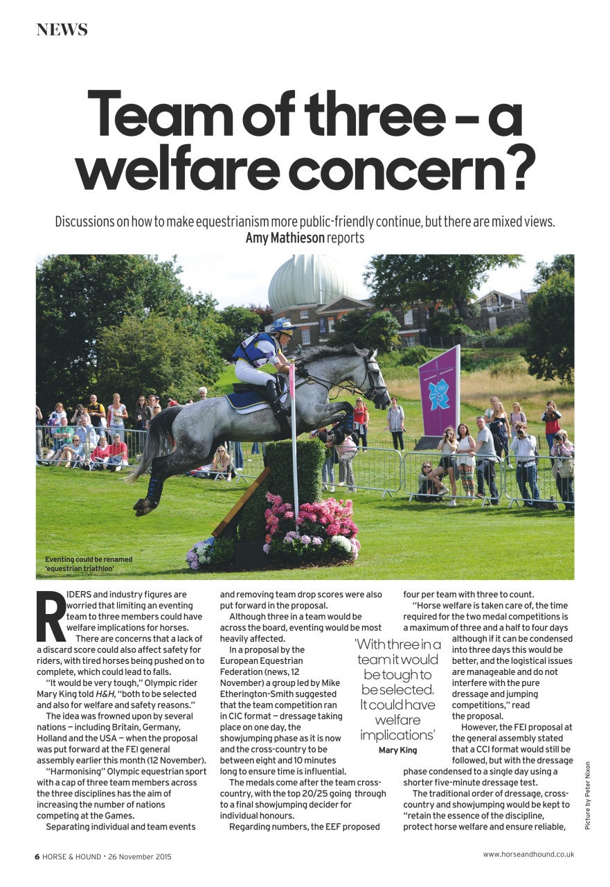 Horse & Hound Preview Pages