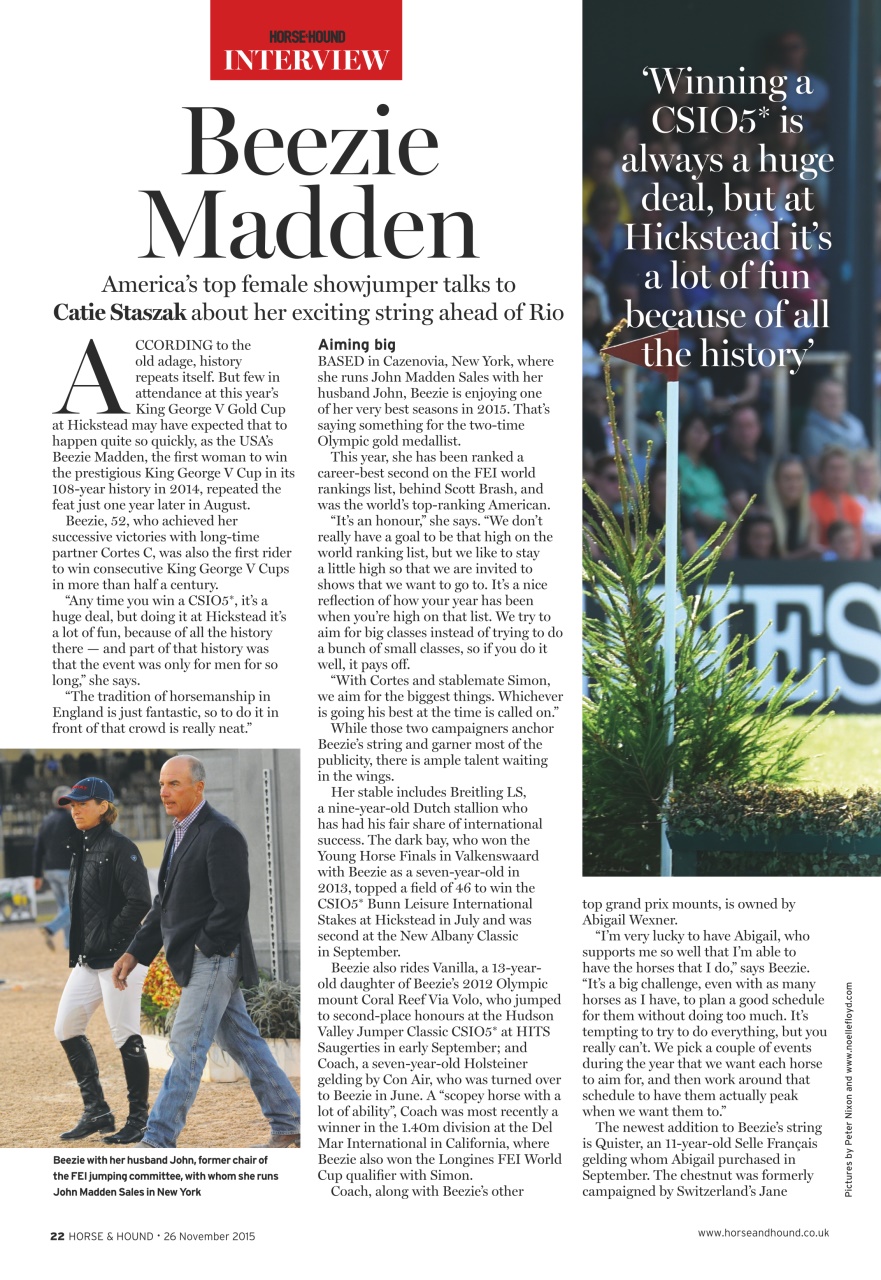 Horse & Hound Preview Pages