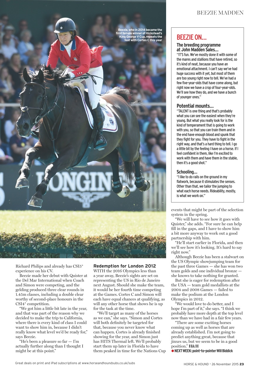 Horse & Hound Preview Pages