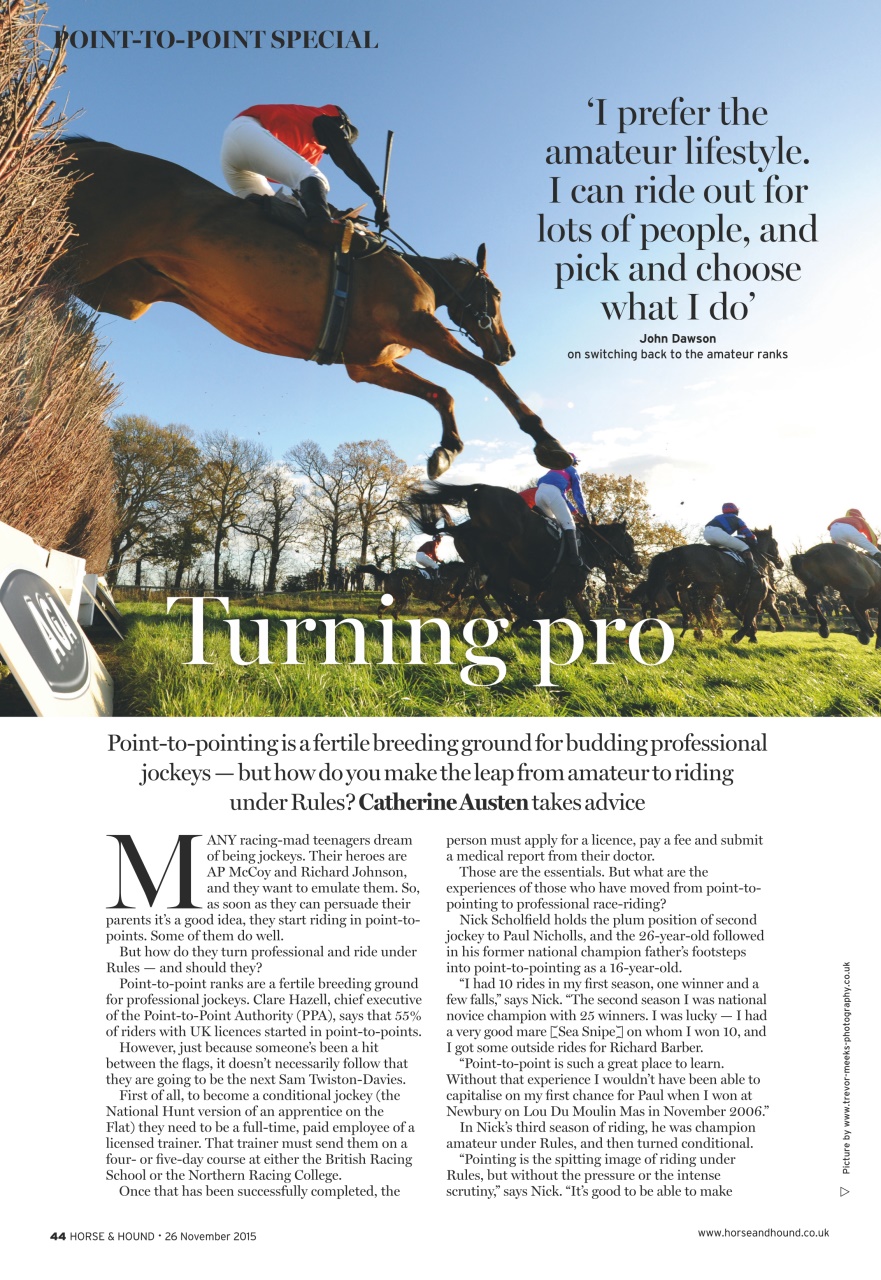 Horse & Hound Preview Pages