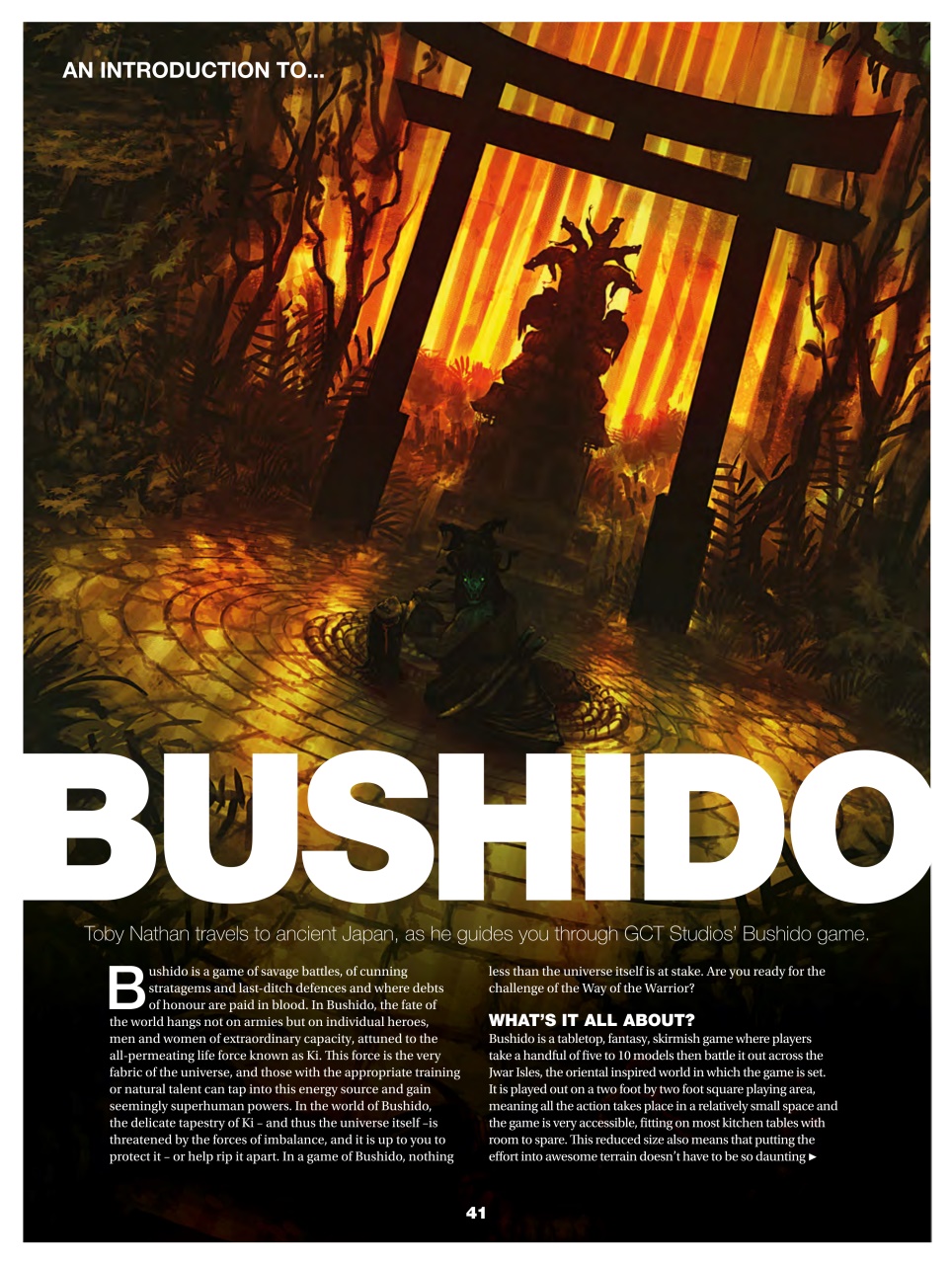 Tabletop Gaming Preview Pages