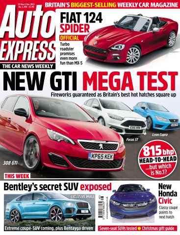 Auto Express issue November 25. 2015