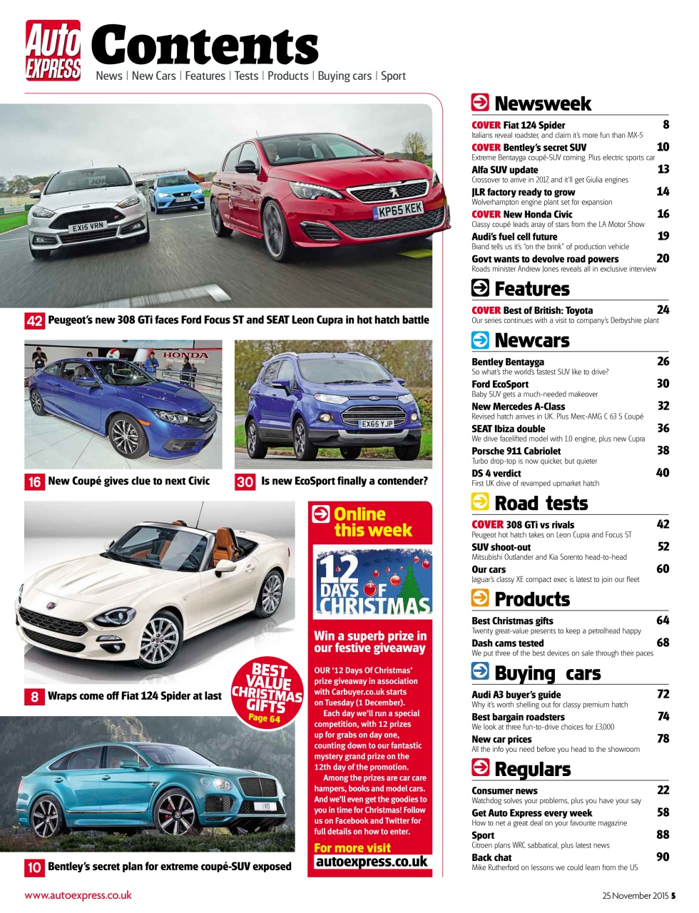 Auto Express Preview Pages