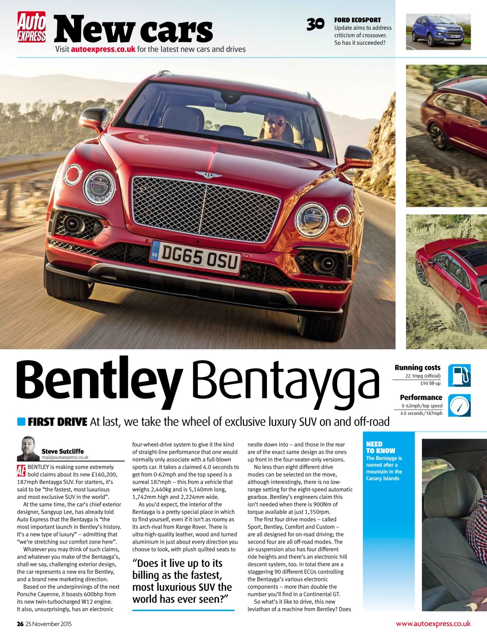 Auto Express Preview Pages