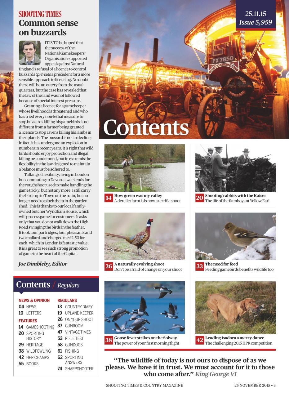 Shooting Times & Country Preview Pages