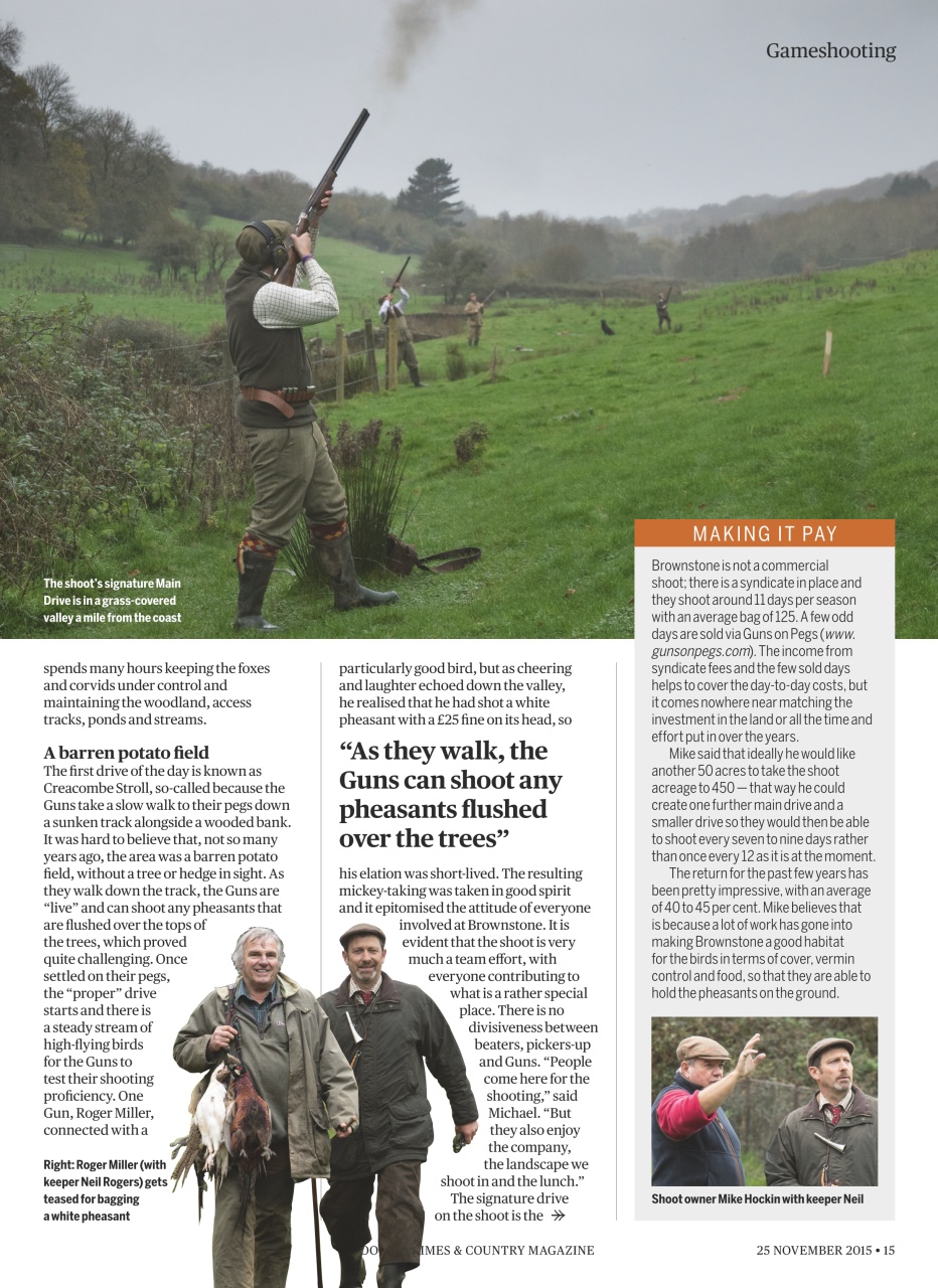 Shooting Times & Country Preview Pages