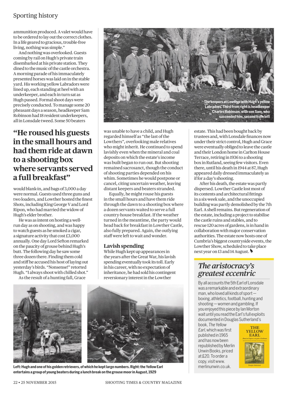 Shooting Times & Country Preview Pages