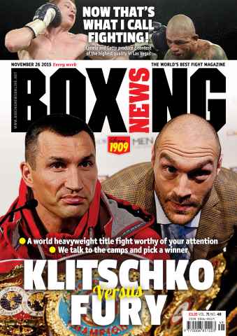 Boxing News issue 24/11/2015